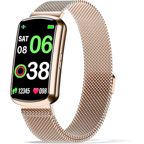 Fitness Tracker Watch for Women Men, Step Counter Compatible with iPhone Android, IP68 Waterproof Activity Tracker with Calorie and Sleep Monitor, Sports Modes Pedometer Smartwatch