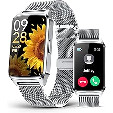 Fitness Tracker Watch for Women Men, Step Counter Compatible with iPhone Android, IP68 Waterproof Activity Tracker with Calorie and Sleep Monitor, Sports Modes Pedometer Smartwatch